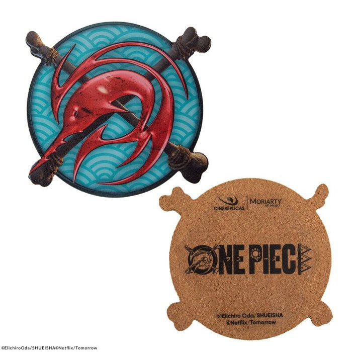 Cinereplicas Set 4 Posavasos One Piece #1 - Sous-verres en résine Cinereplicas Set 4 Posavasos One Piece #1 - Sous-verres en résine