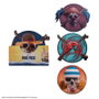 Cinereplicas Set 4 Posavasos One Piece #1 - Sous-verres en résine