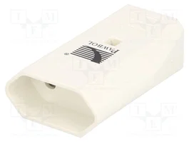 PAWBOL Socle femelle d'alimentation AC 2P blanc