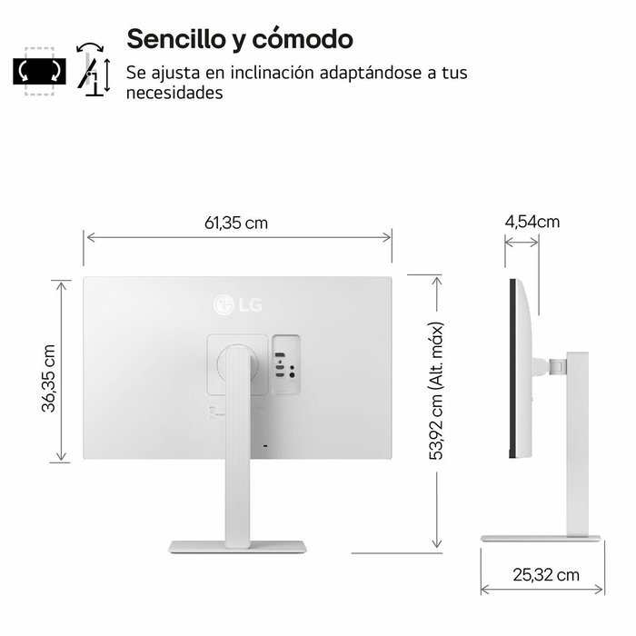 LG UltraFine 27US550-W 27 pouces 4K UHD White