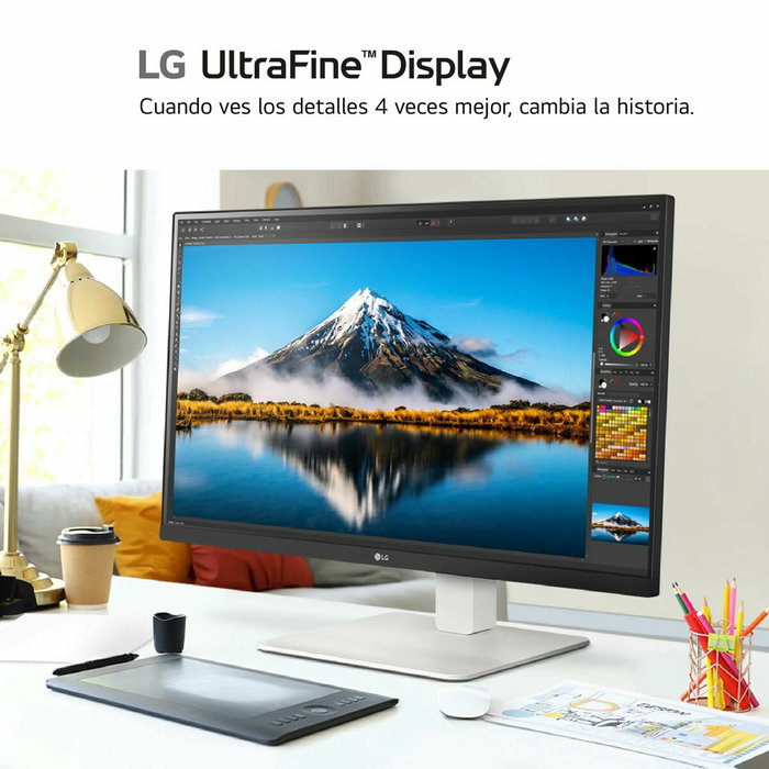 LG UltraFine 27US550-W 27 pouces 4K UHD White