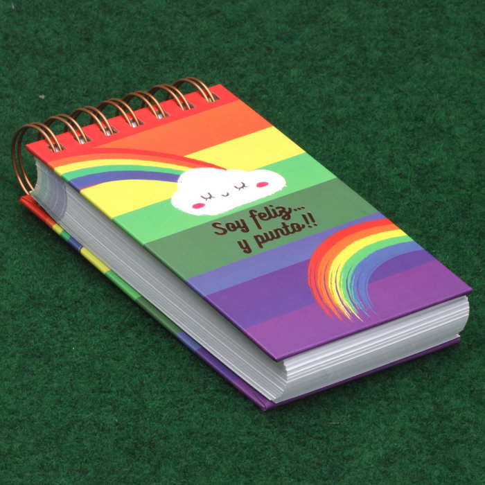 CMP General Libreta C/Espiral A6 Arcoiris