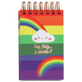 CMP General Libreta C/Espiral A6 Arcoiris