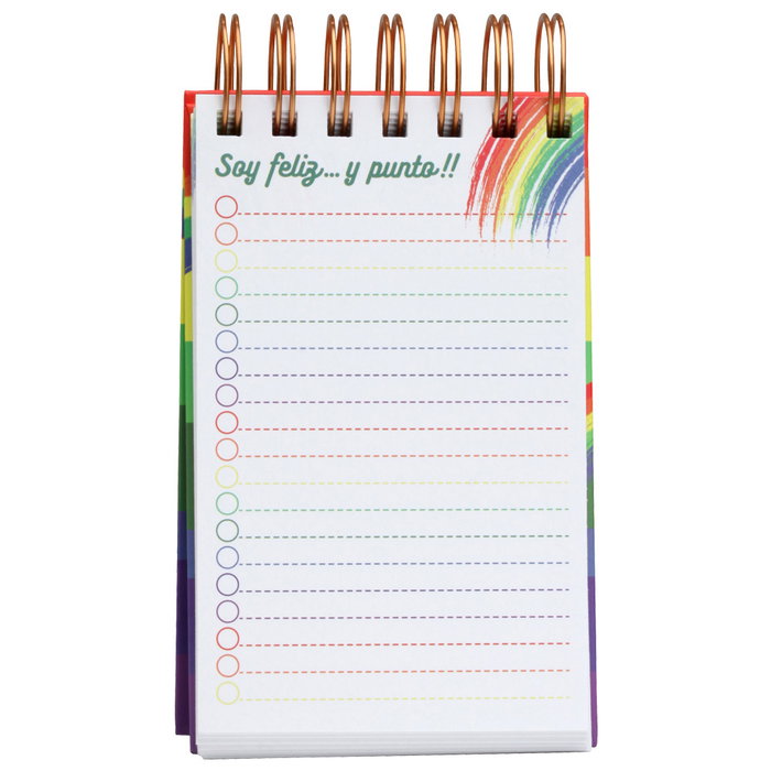 CMP General Libreta C/Espiral A6 Arcoiris