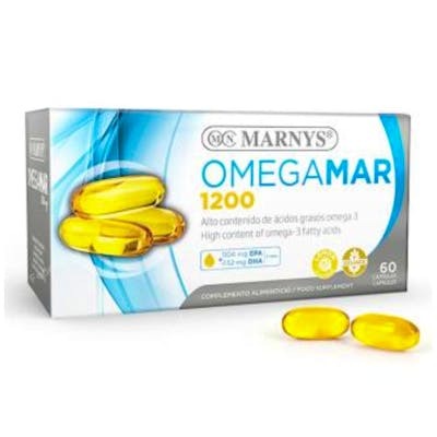 MARNYS Omegamar 1200 60 capsules - Complément alimentaire Oméga 3 EPA DHA MARNYS Omegamar 1200 60 capsules - Complément alimentaire Oméga 3 EPA DHA
