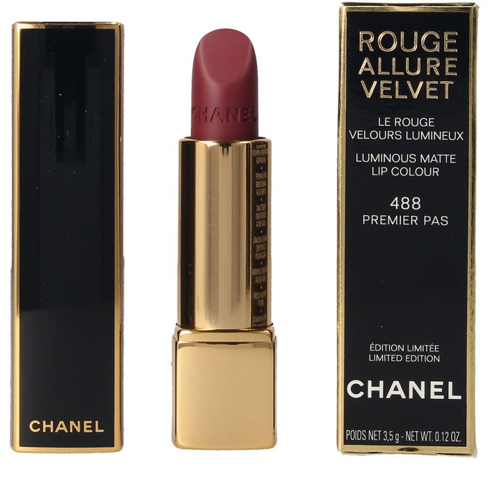 Chanel ROUGE ALLURE VELOURS #488-Primier Pas 3.5 gr Rouge à Lèvres Velouté
