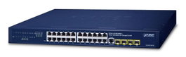 Planet GS-4210-24T4S Commutateur Gigabit Managé 24 Ports 10/100/1000T + 4 Ports SFP