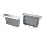 Tapón Final Perfíl Tipo INSO - Aluminio - Plata