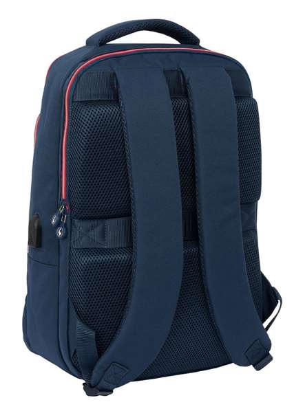 Safta Mochila Classic Sac à Dos Ordinateur Portable 15,6" et Tablet avec Port USB Charge, 29 x 44 x 15 cm