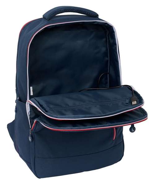 Safta Mochila Classic Sac à Dos Ordinateur Portable 15,6" et Tablet avec Port USB Charge, 29 x 44 x 15 cm
