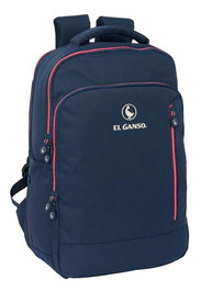 Safta Mochila Classic Sac à Dos Ordinateur Portable 15,6" et Tablet avec Port USB Charge, 29 x 44 x 15 cm