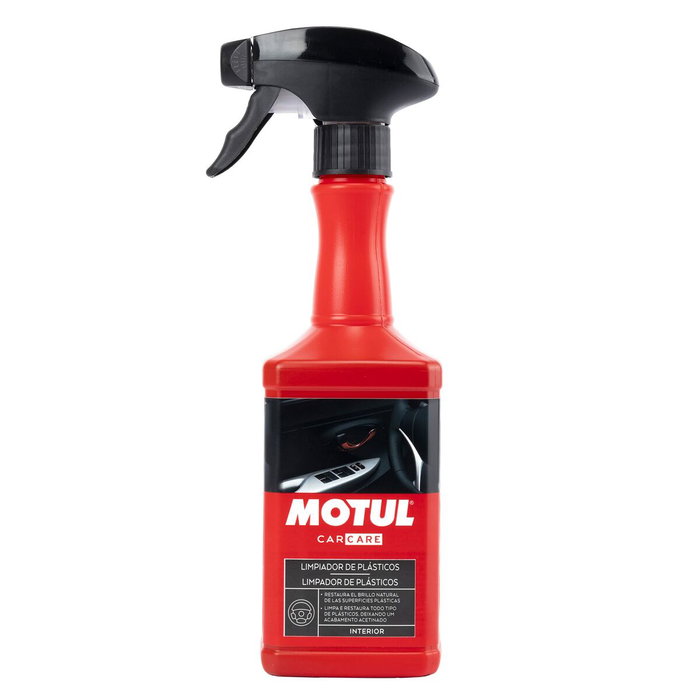 MOTUL Nettoyant Plastiques MTL110156 - Raviveur de Surfaces Plastiques - Flacon avec Pulvérisateur - 500ml