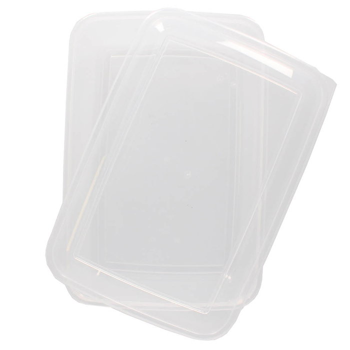 Vassary Lot de 12 boîtes de conservation hermétiques en plastique de 4L Vassary Lot de 12 boîtes de conservation hermétiques en plastique de 4L