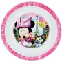 Fun House Ensemble de Vaisselle Réutilisable Disney Minnie 006377 - 6 Pièces (Assiettes, Verre, Gourde, Boîte Goûter, Couverts)