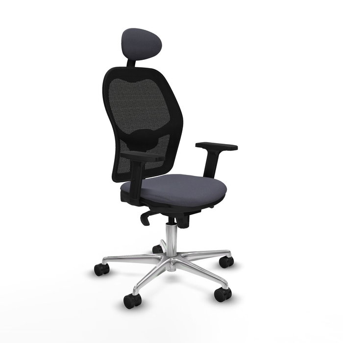 Piqueras y Crespo Chaise de Bureau avec Appui-tête Jorquera 2D086N1 Gris foncé Piqueras y Crespo Chaise de Bureau avec Appui-tête Jorquera 2D086N1 Gris foncé