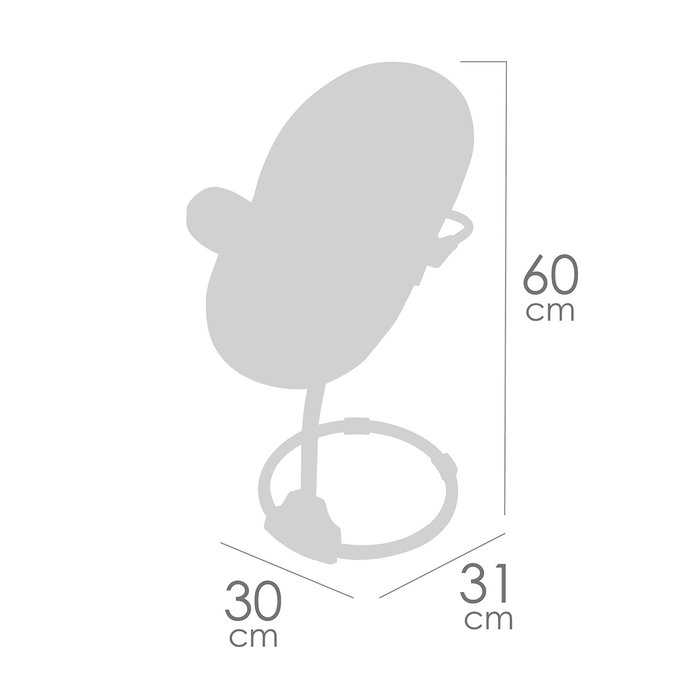 Decuevas Trona Columpio Honey 3 en 1 pour Poupées jusqu'à 50 cm Decuevas Trona Columpio Honey 3 en 1 pour Poupées jusqu'à 50 cm