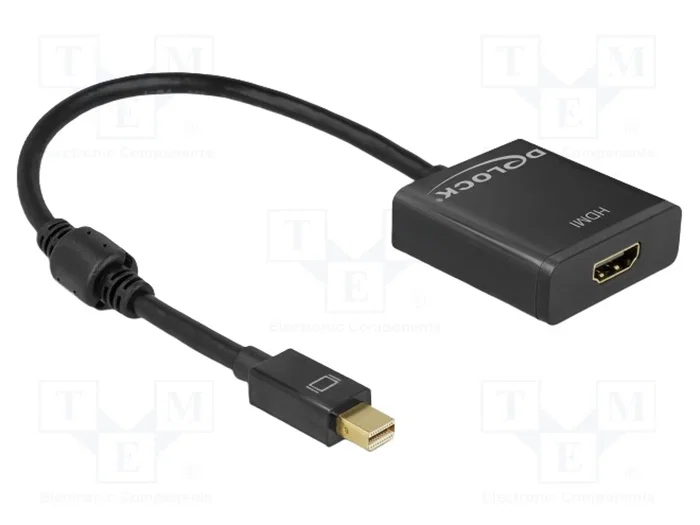 DELOCK Adaptateur mini DisplayPort vers HDMI 0,2m DELOCK Adaptateur mini DisplayPort vers HDMI 0,2m