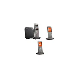 Gigaset CL 660 A - Téléphone fixe sans fil avec répondeur, écran couleur rétroéclairé 2.4 pouces et répertoire 400 contacts - Trio Anthracite