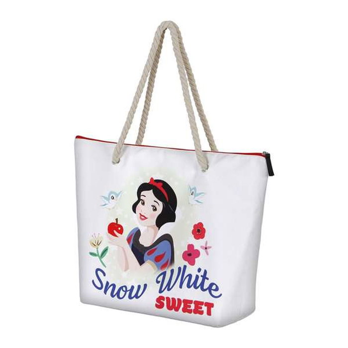 Sac de plage Disney Princess Blanc 37 x 52 x 17 cm