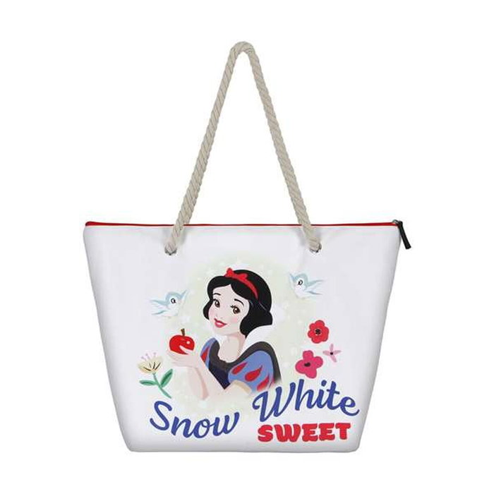 Sac de plage Disney Princess Blanc 37 x 52 x 17 cm