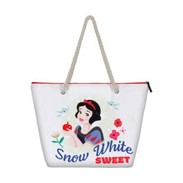 KARACTERMANIA - Sac de plage Disney Blancanieves - 37x52x17 cm - Un compartiment avec fermeture éclair et deux anses