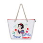 KARACTERMANIA - Sac de plage Disney Blancanieves - 37x52x17 cm - Un compartiment avec fermeture éclair et deux anses