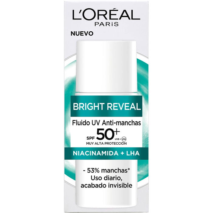 L'Oréal Paris BRIGHT REVEAL Fluide Anti-Taches SPF50+ 50 ml Niacinamide