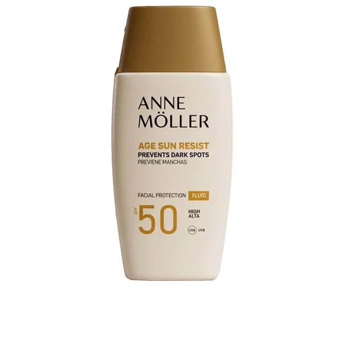 Anne Möller Age Sun Resist Fluide Solaire Prévient Taches Brunes FPS 50 50 ml Anne Möller Age Sun Resist Fluide Solaire Prévient Taches Brunes FPS 50 50 ml