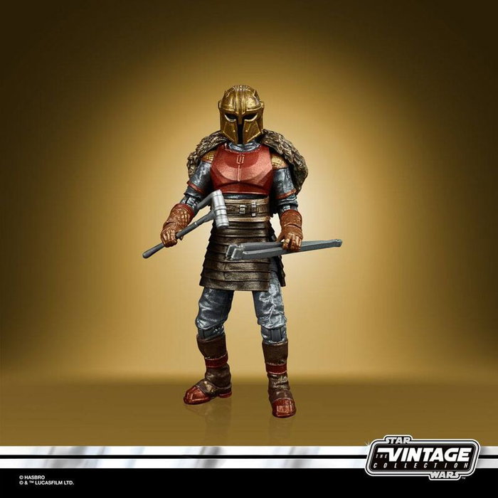 HASBRO - The Armorer Carbonized Collection - Figurine articulée Star Wars Vintage - 10 cm avec accessoires