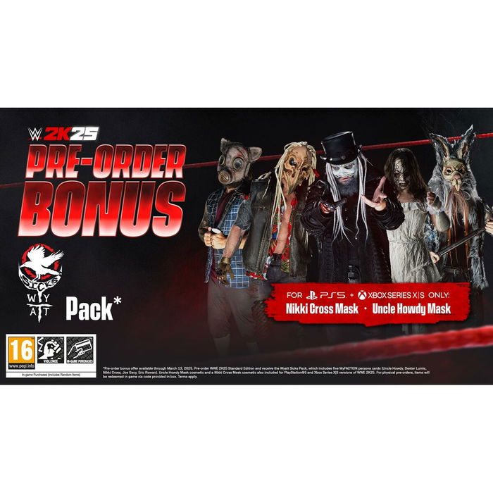 Jeu vidéo PlayStation 5 Sony WWE 2K25 Jeu vidéo PlayStation 5 Sony WWE 2K25