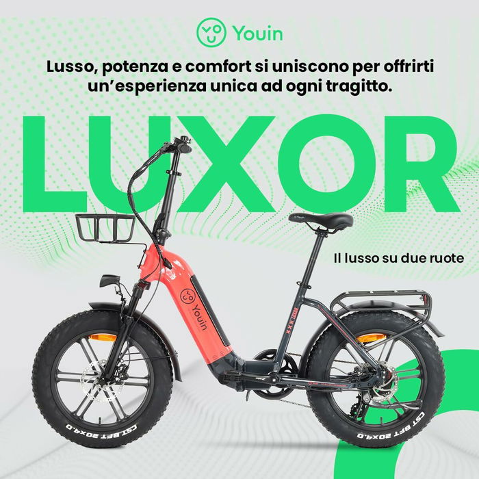 Vélo Électrique Youin BK1716 LUXOR II Corail 250 W