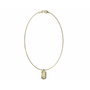 Guess Collier Racer Tag Doré 65cm