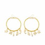 Shabama Boucles d'oreilles Formentor Or Brillant