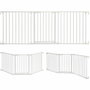 Dreambaby Barrière de sécurité Discovery 3-Panel FLEX, 74,5 cm à 1,95 m, Blanc