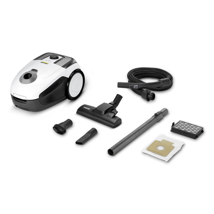 Kärcher VC 2 Aspirateur à sacs 700 W Blanc et Noir