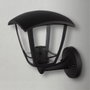 GSC Evolution Farol de jardín brazo abajo Serie Barli E27 Negro
