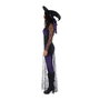 My Other Me Disfraz Bruja Del Aquelarre Morada Sombrero, Top Con Cola, Corpiño Y Mallas Talla L