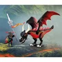PLAYMOBIL 72114 Dragon noir et chevalier