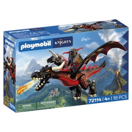 Playmobil Dragón Negro 72114 - Jeu de construction, langue espagnole