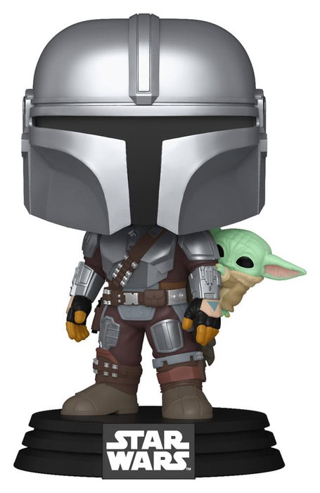Funko Pop! Star Wars The Mandalorian avec Grogu (On Back)