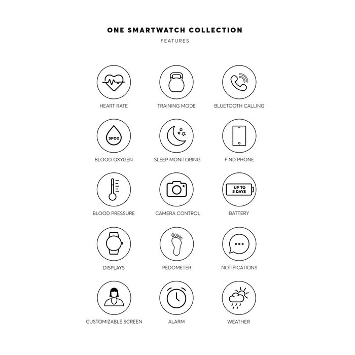 Montre intelligente ONE OSW4197RS61L Femme