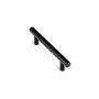 Rei Poignée de meuble type poignée de type asa 891h, noir mat, 96 mm, 4 pièces
