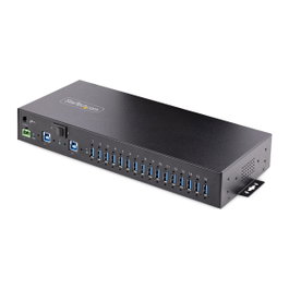 Startech Hub USB Industriel 18-en-1 5G16AINDS-USB-A-HUB Noir