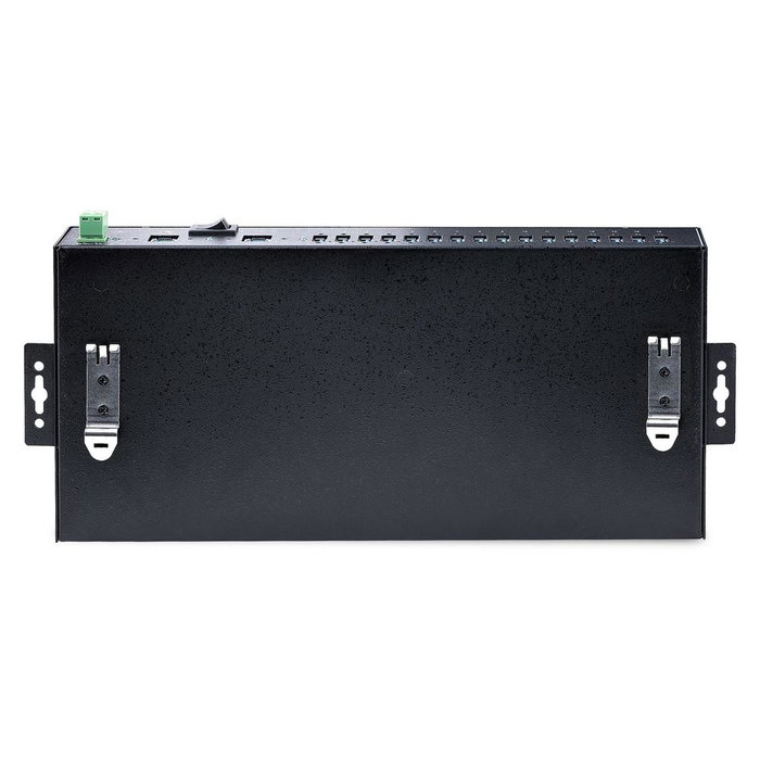 Startechcom Hub Industriel USB 3.2 Gen 1 18 en 1 – 16 Ports USB-A, 2 Ports Hôte, Montage Rack/DIN, Métal