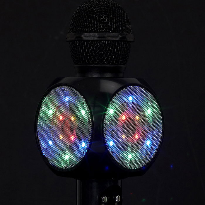 Party Time Micro Karaoké avec LED et Bluetooth Party Time Micro Karaoké avec LED et Bluetooth