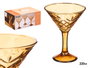 Vivalto Verre à Martini Ambré 220 ml en Verre 11.5x15x11.5 cm (Set de 24)