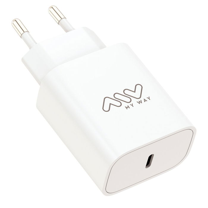 Chargeur mural Myway Blanc 25 W