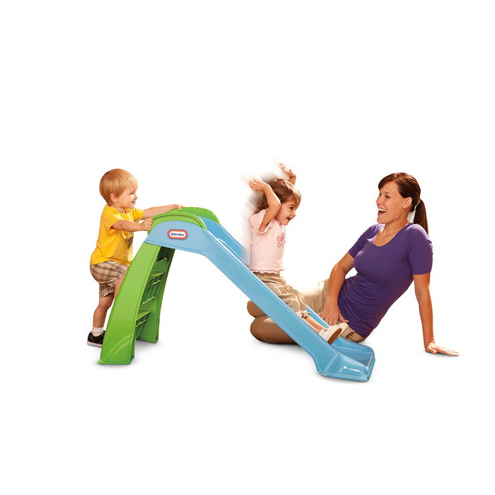 LITTLE TIKES Tobogán Bleu et Vert 120 cm