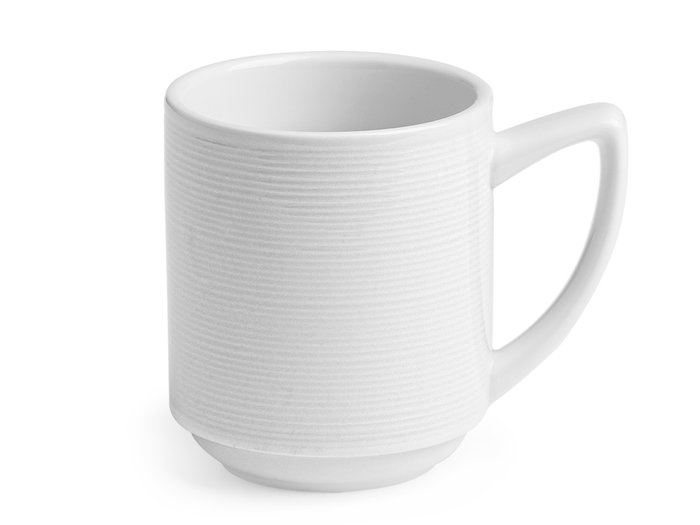 Vessia Tasse en Porcelaine 320 ml - Blanc 11x9x8 cm (Set de 36) Vessia Tasse en Porcelaine 320 ml - Blanc 11x9x8 cm (Set de 36)