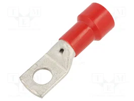 BM GROUP Connecteur à anneau tubulaire isolé rouge M16 120mm²